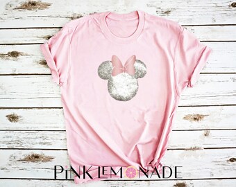 Minnie T-Shirt. theme park inspired T-shirt. Disney shirt made by Pink Lemonade Apparel