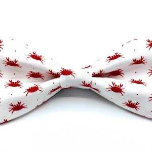 Crabby - Pet Bow tie - neck tie - dog - cat - cat bow tie - dog bow tie - seafood - food - crab legs - ocean - nautical - stitches and sass