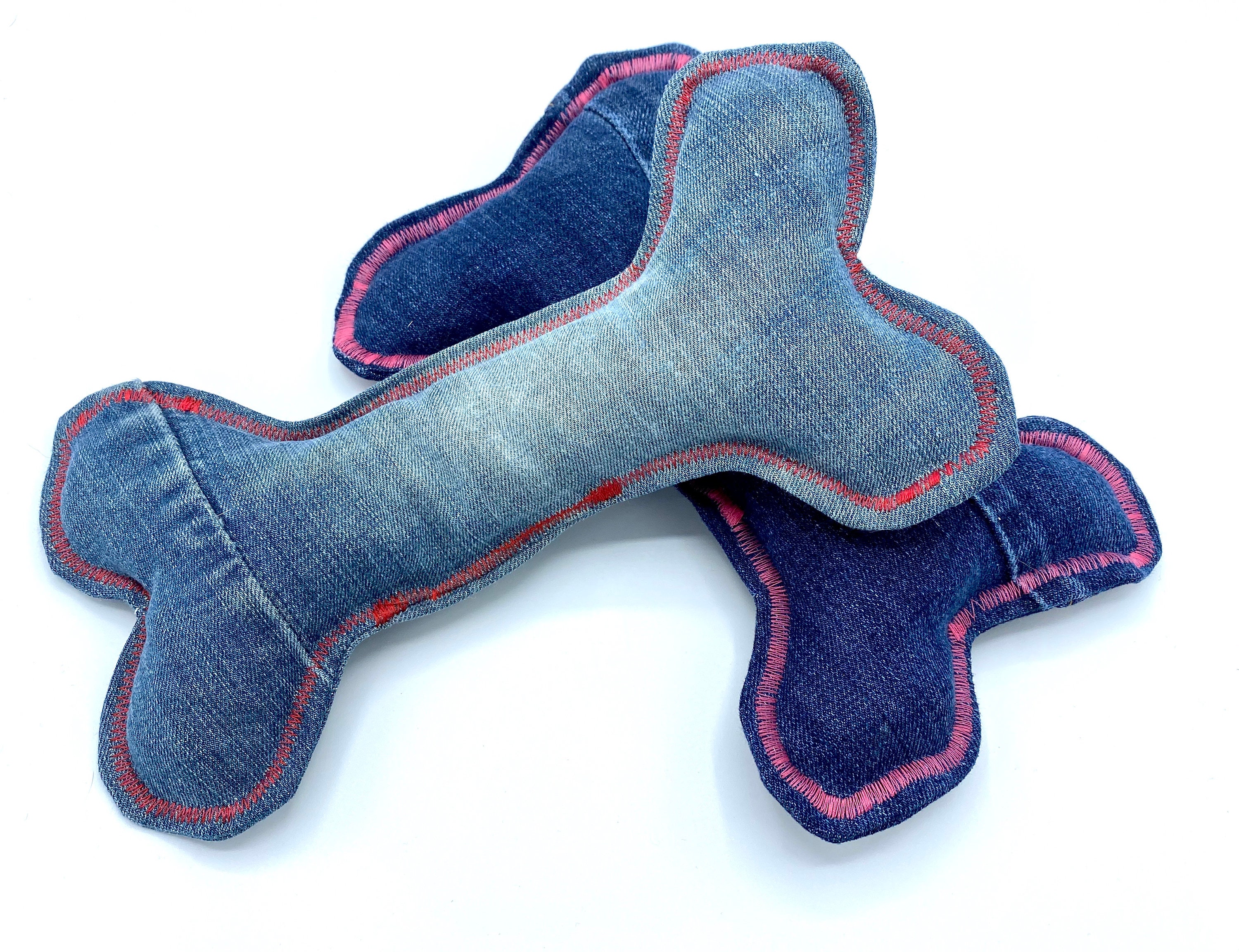 Upcycled Denim Dog Toys Denim Toy Dog Toy Squeak Toy Etsy
