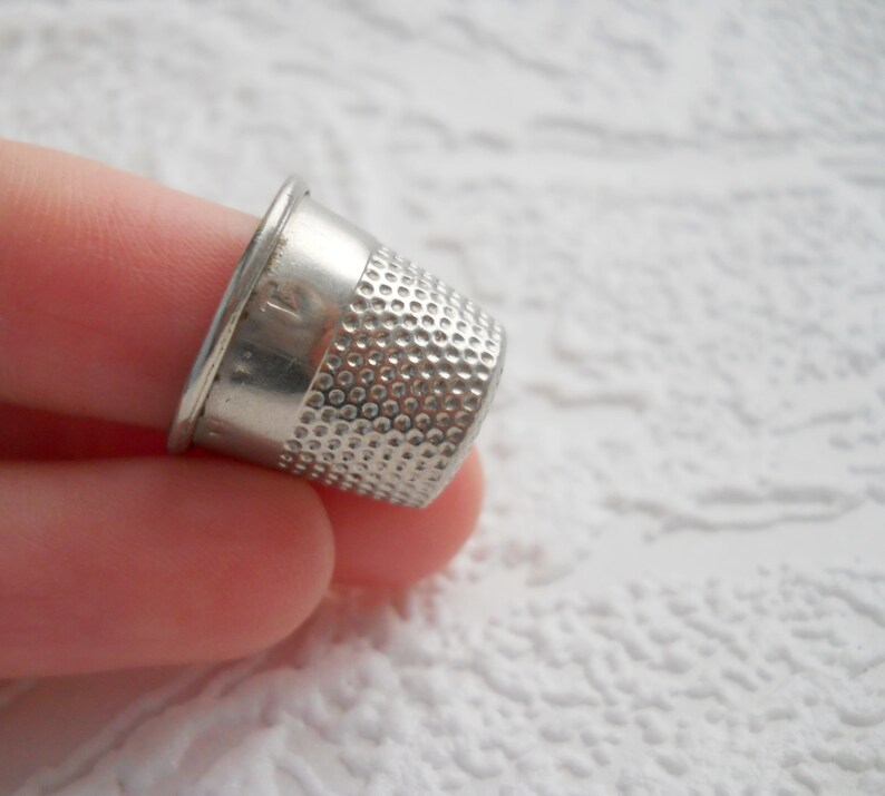 Vintage Thimble Needlework Tool Sewing Thimble Metal Gift for Etsy