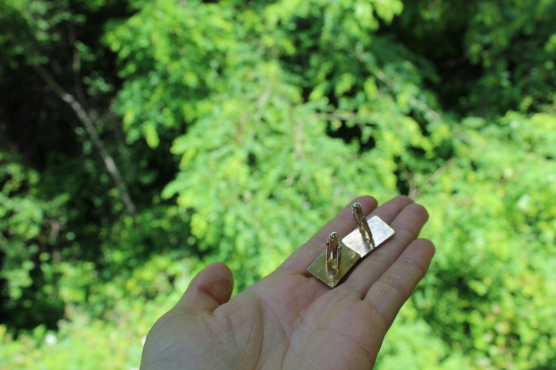Cufflinks Vintage Cuff Links Mens Jewelry Ivory Goom Gold for Etsy