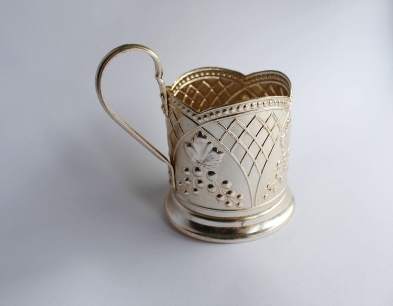Glass Holder Retro Tea Serving Soviet Union Glass Holder USSR Etsy