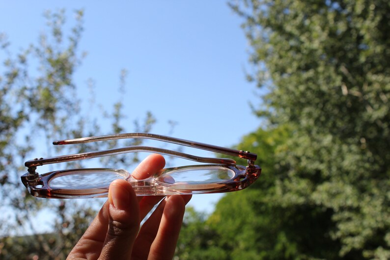 Vintage Eyeglasses Retro Glasses Plastic Frame Old Eyeglasses Reading Glass Grandma Glasses Grandpa Glasses Retro Gift Brown Gold Eyeglasses