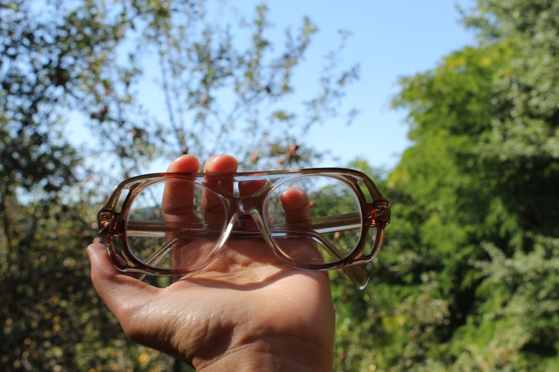 Vintage Eyeglasses Retro Glasses Plastic Frame Old Eyeglasses Reading Glass Grandma Glasses Grandpa Glasses Retro Gift Brown Gold Eyeglasses