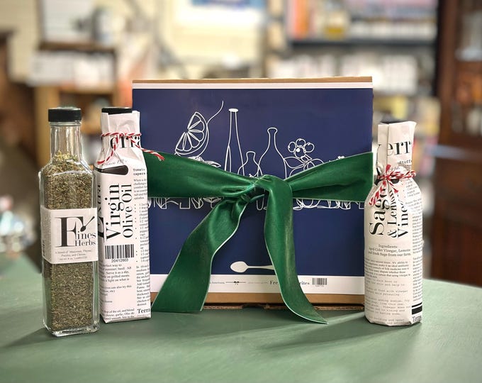 Cooks Collections - Oil, Vinegar & Spice Set- 5 Varieties