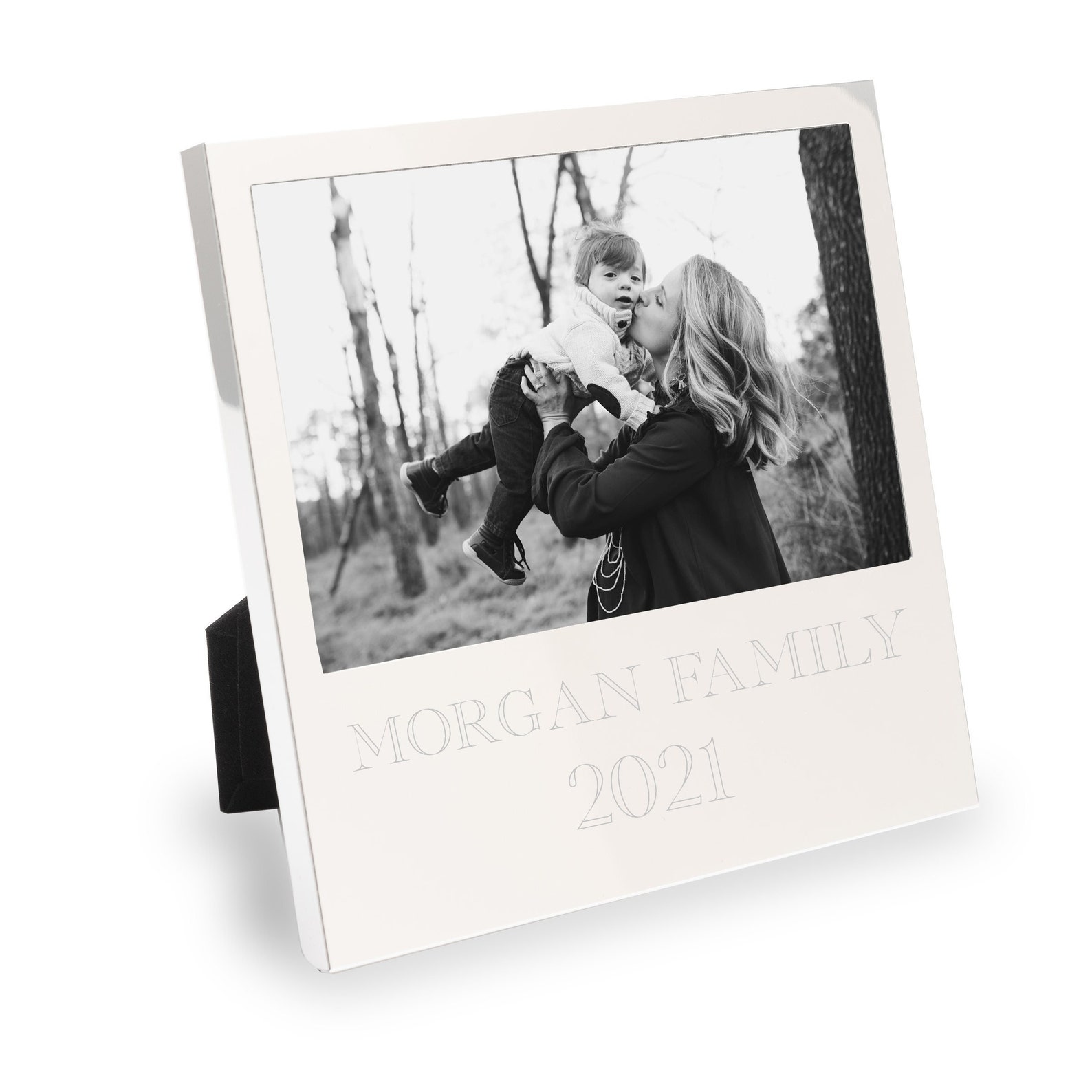 Personalized Engraved Picture Frame SILVER 4x6 Etsy