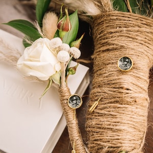 Memorial photo stick pin, Custom Photo Lapel Pin, Boutonniere pin, Lapel pin, Funeral lapel pin, Memorial photo pin, Bouquet Pin- STICK PIN