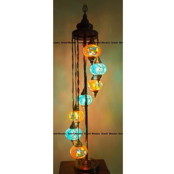 Modern Floor Lamp Turkish Lamps Bedside Unique Room Lighting Boho Henna Moroccan Lantern Bohemian Night Light