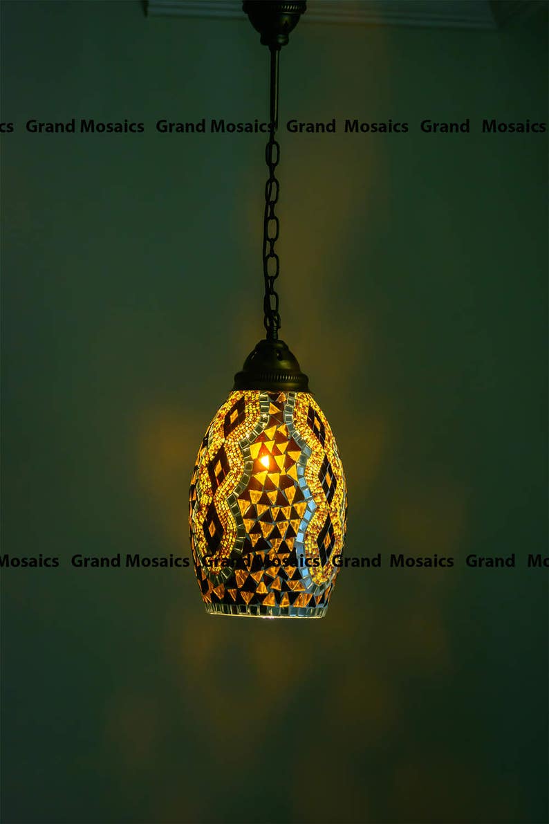 PendelleuchtenWandbehangDeckenleuchteHochzeit LampenTürkische BeleuchtungModerne Lampe Minimalistische Mosaik YEHD29WI