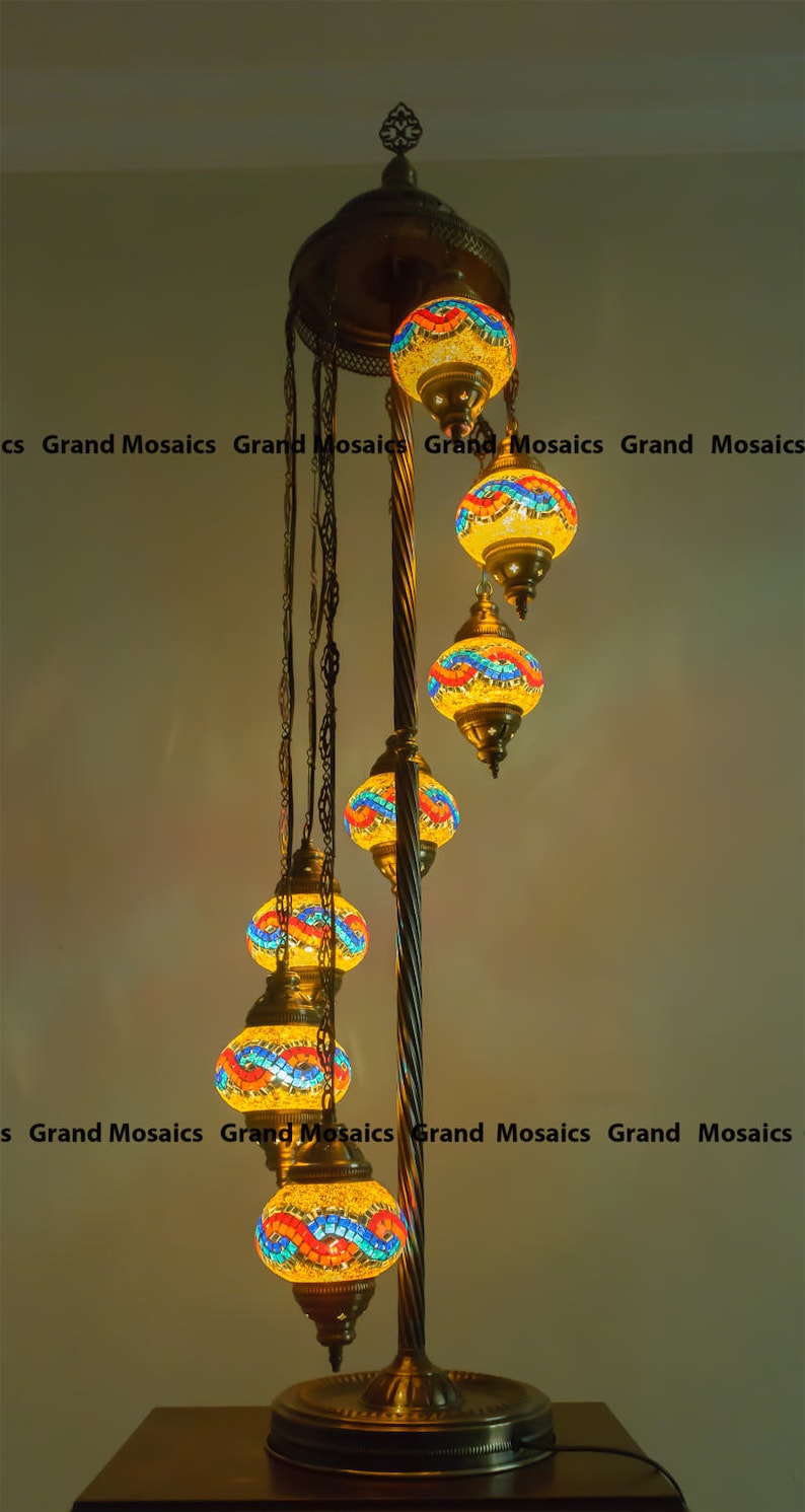 Floor lamps,mosaic Turkish lamps,modern floor lamp,agate nightlight,unique light fixture,mason jar lantern,agate night light,lampshades