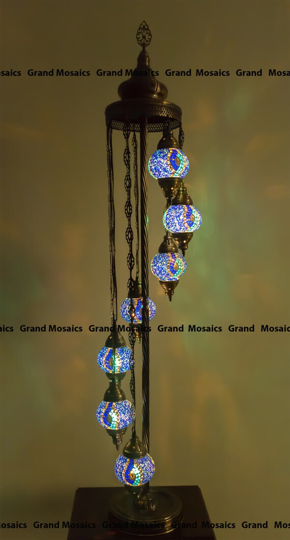 Floor Lampsmosaic Turkish Lampsmoroccan Lanternsrustic Image 0