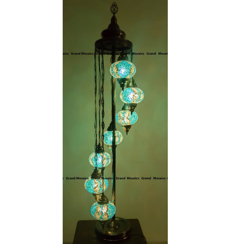 Floor Lamps Moroccan Lanterns Bedroom Fairy Lights Rustic Metal Lantern Mosaic Turkish Lampshade Unique Light Fixture Lampshades