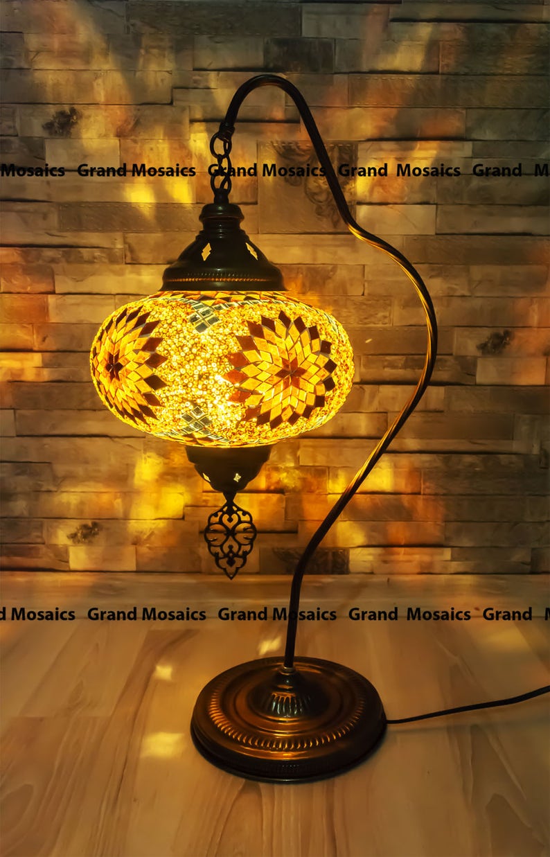Floor Lamps Turkish Mosaic Light Fixture Minimalist Lighting Unique Night Desk Lamp Designer Design