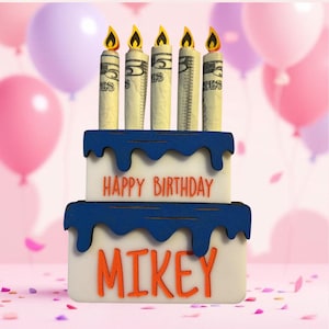 Birthday Cake Money Holder