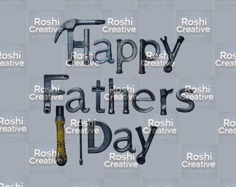 Happy Father's Day Tools Slogan PNG | Fun Design | Instant Digital Download