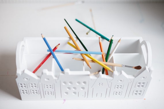 Schreibtisch Organizer Kinder Holz Stift Bleistift Halter ...