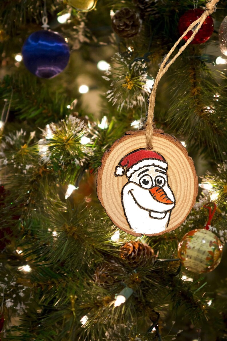 Frozen Olaf Christmas Decoration Personalisable Disney  Etsy