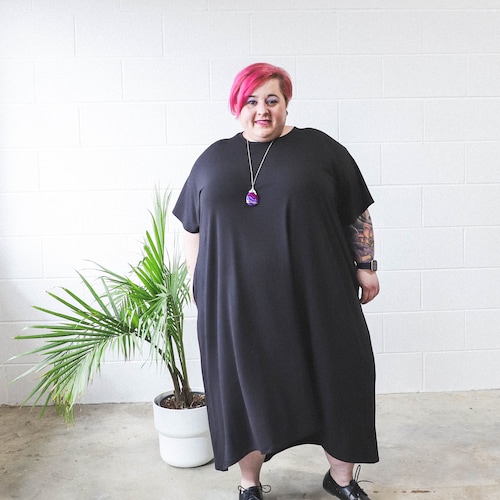 oversized maxi dress Austin Convertible in Black| Black Maxi Dress | Guest wedding dress Make an entrance in this monochrome chiffon oversized polka dot jacquard cowl back maxi dress Hand Dye Maxi Dress, Black