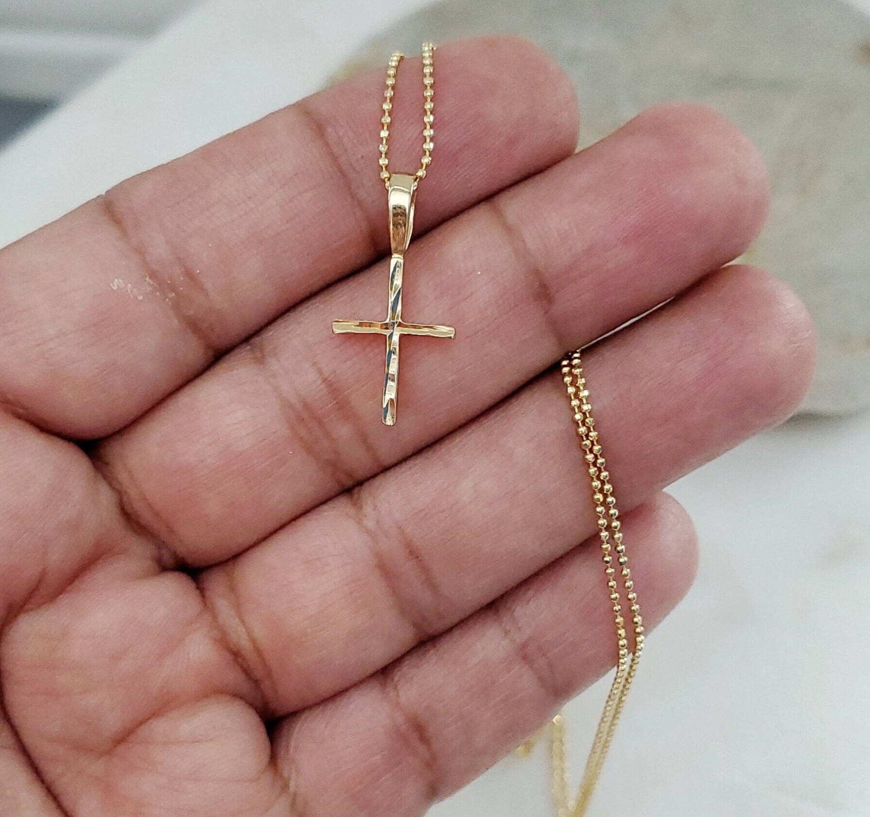 Collana da uomo placcata in oro 18 carati catena di gioielli