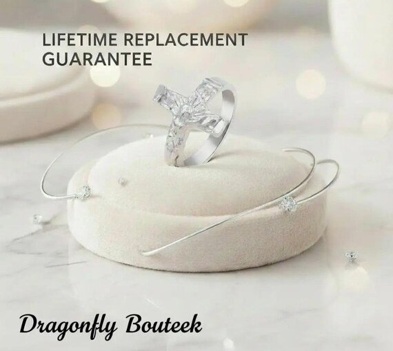 Silver Crucifix Ring: Unisex Cross Ring, Lifetime Replacement