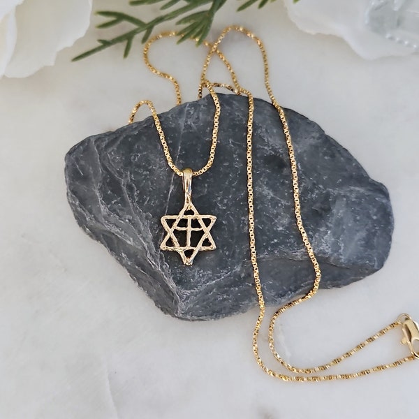 Star of David Necklace - Etsy