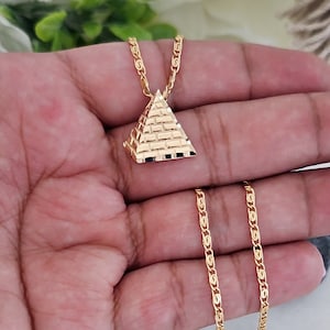 Pyramid Pendant - Etsy