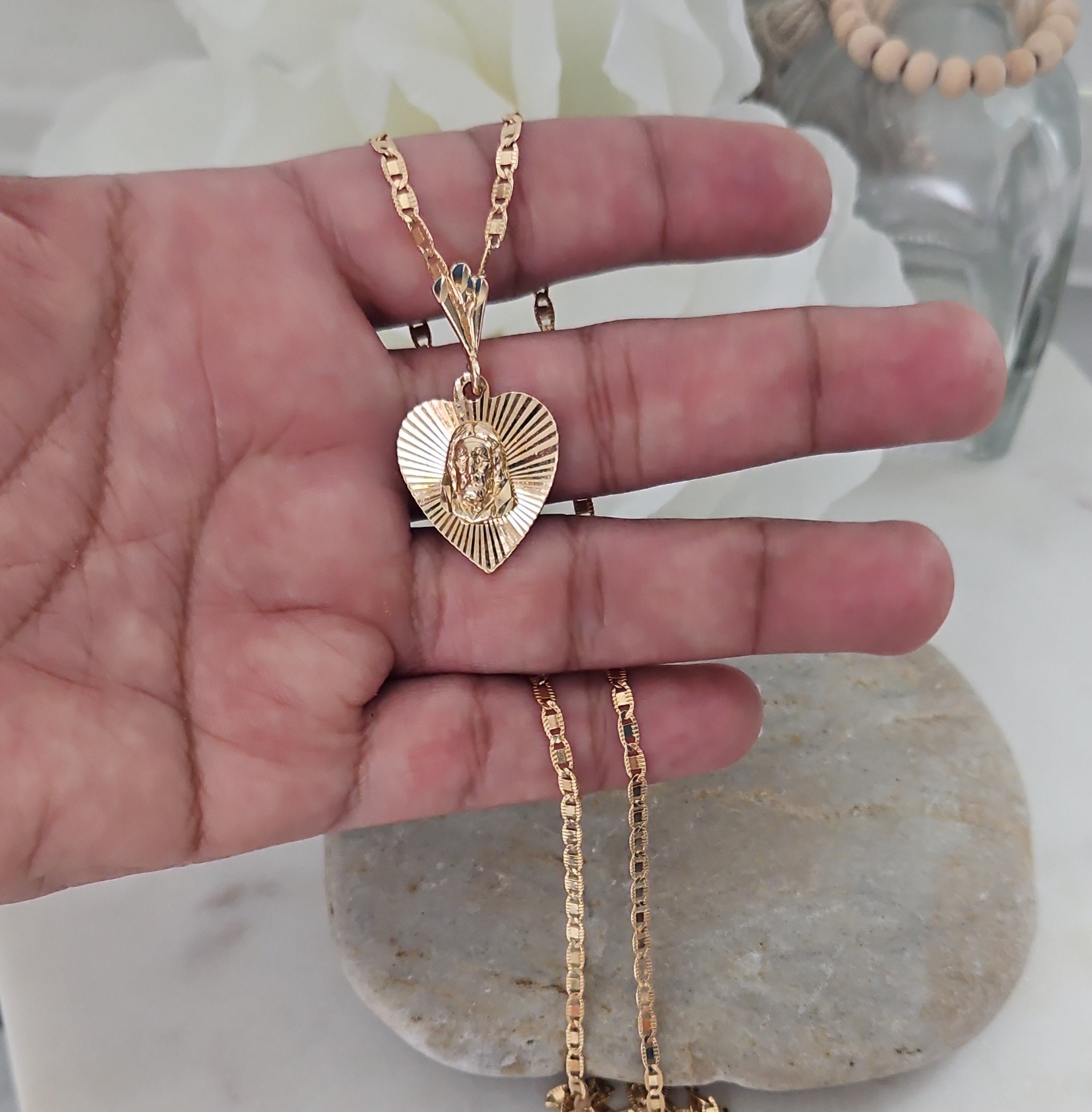 氷室京介/Personal Jesus Heart pendant/K18 Kyosuke Himuro Personal Jesus K18 Accessory Necklace