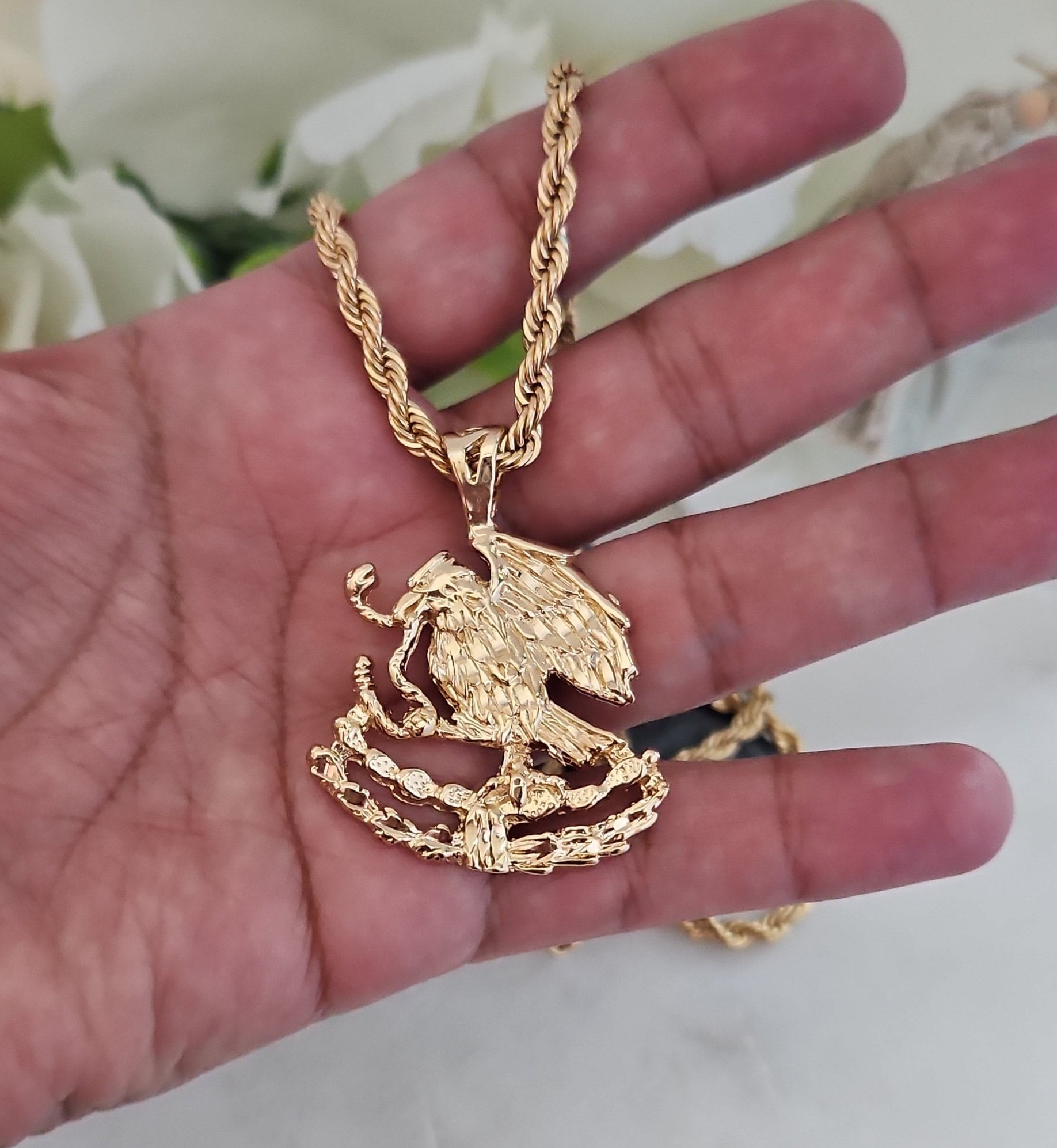 Mexico Gold Eagle - Etsy
