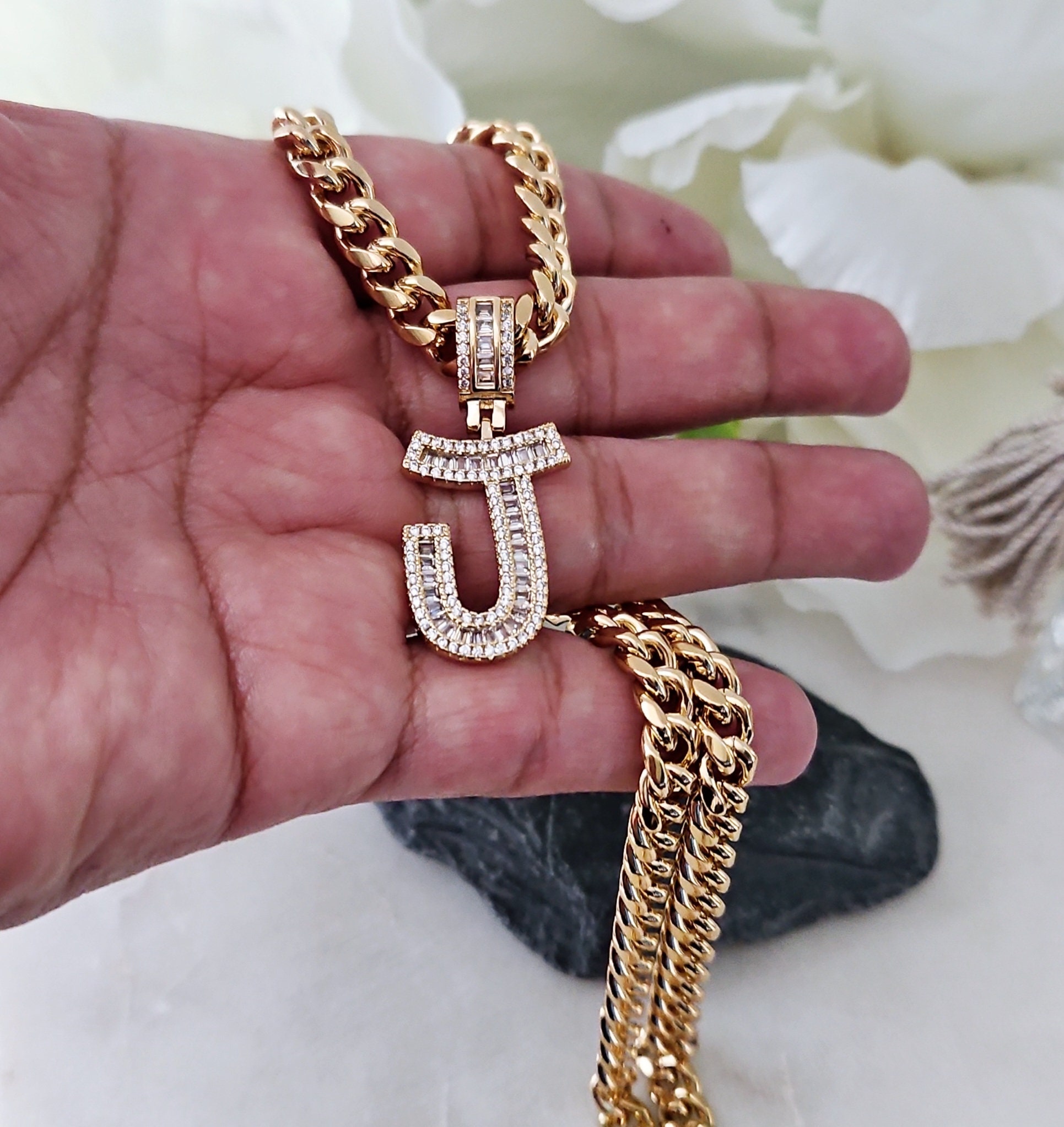 Letter Link Chain Etsy Singapore