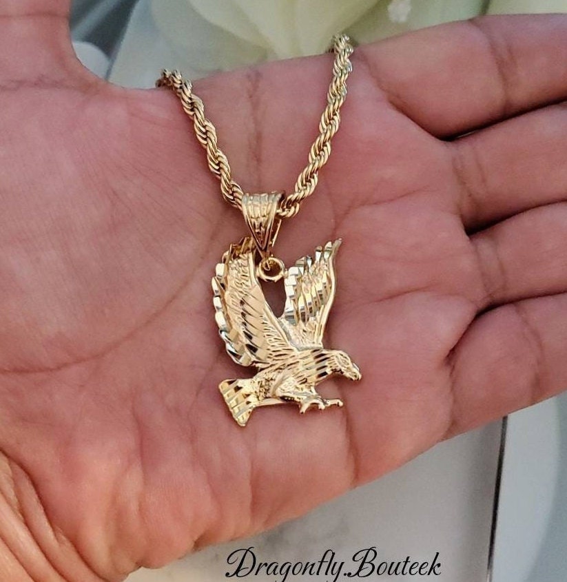 Gold Eagle Pendant