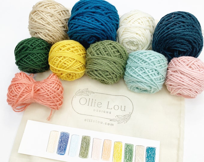 Wool Yarn Pack, Punch Needle Yarn Pack, Wool Yarn Pack, Various Sizes