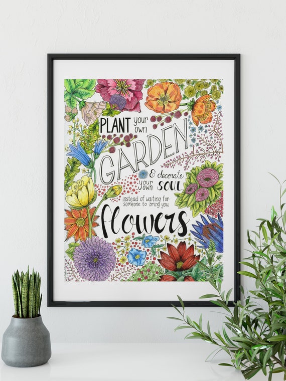 Floral Art Floral Decor Plant Your Own Garden Instead Of Etsy