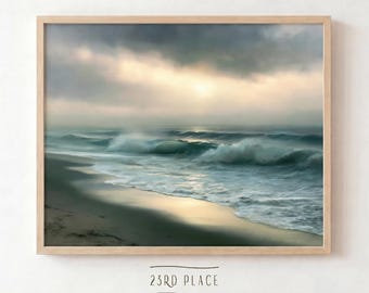 Coastal Art, Ocean Lover Gift, Beach Print, Beachy Art Print, Sea Prints, Living Room Artwork