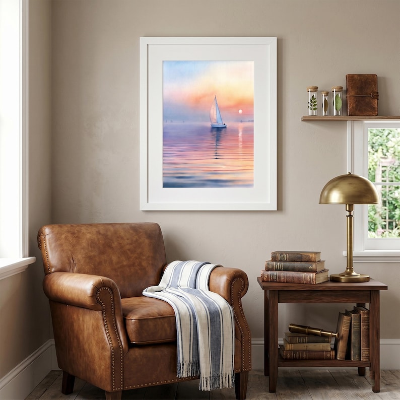 Summer Art Prints, Coastal Decor, Gallery Wall Set, Beach Themed Art bild 11