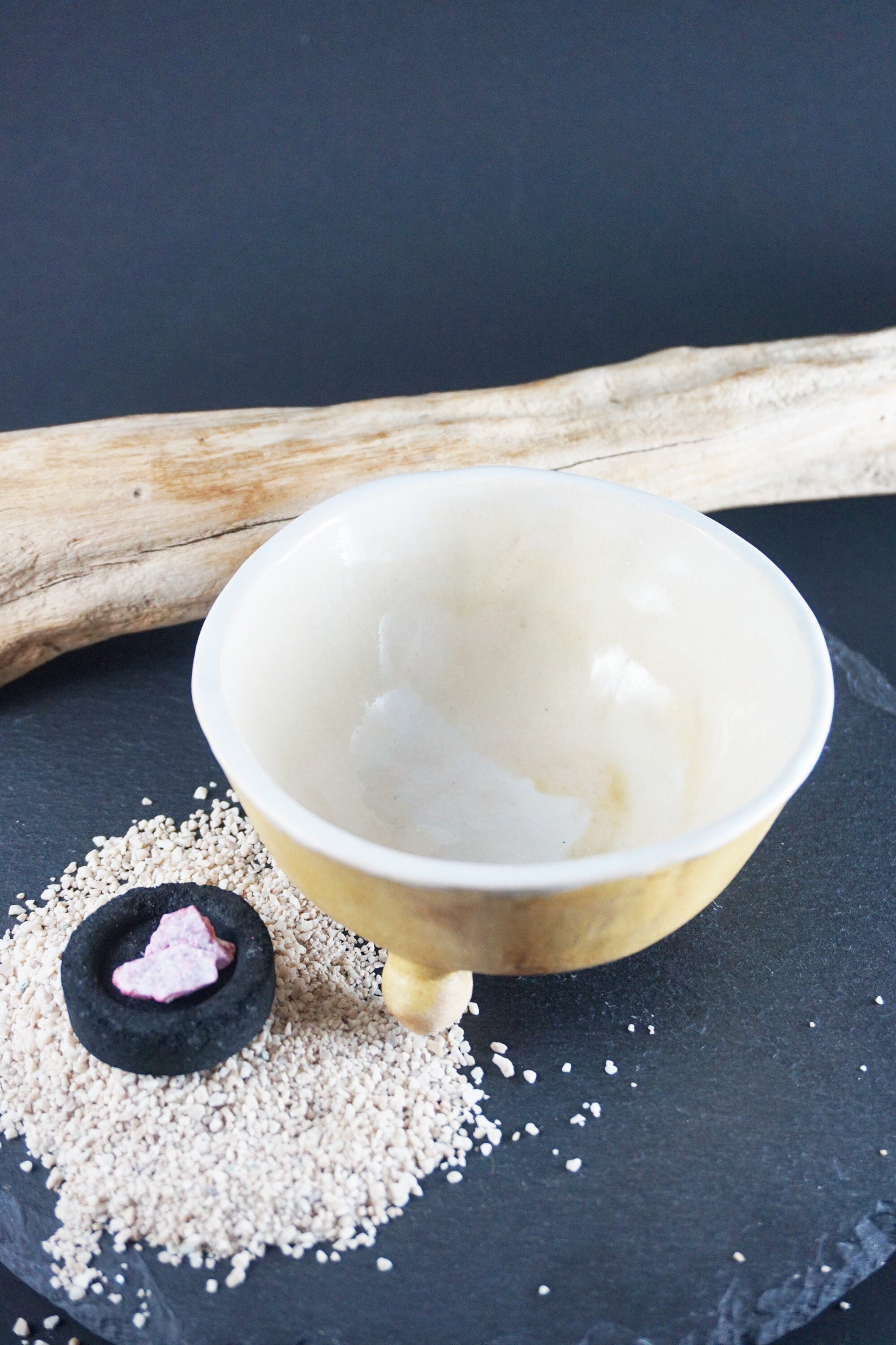 Tripod bowl Ceramic incense burner bowl for burning Etsy