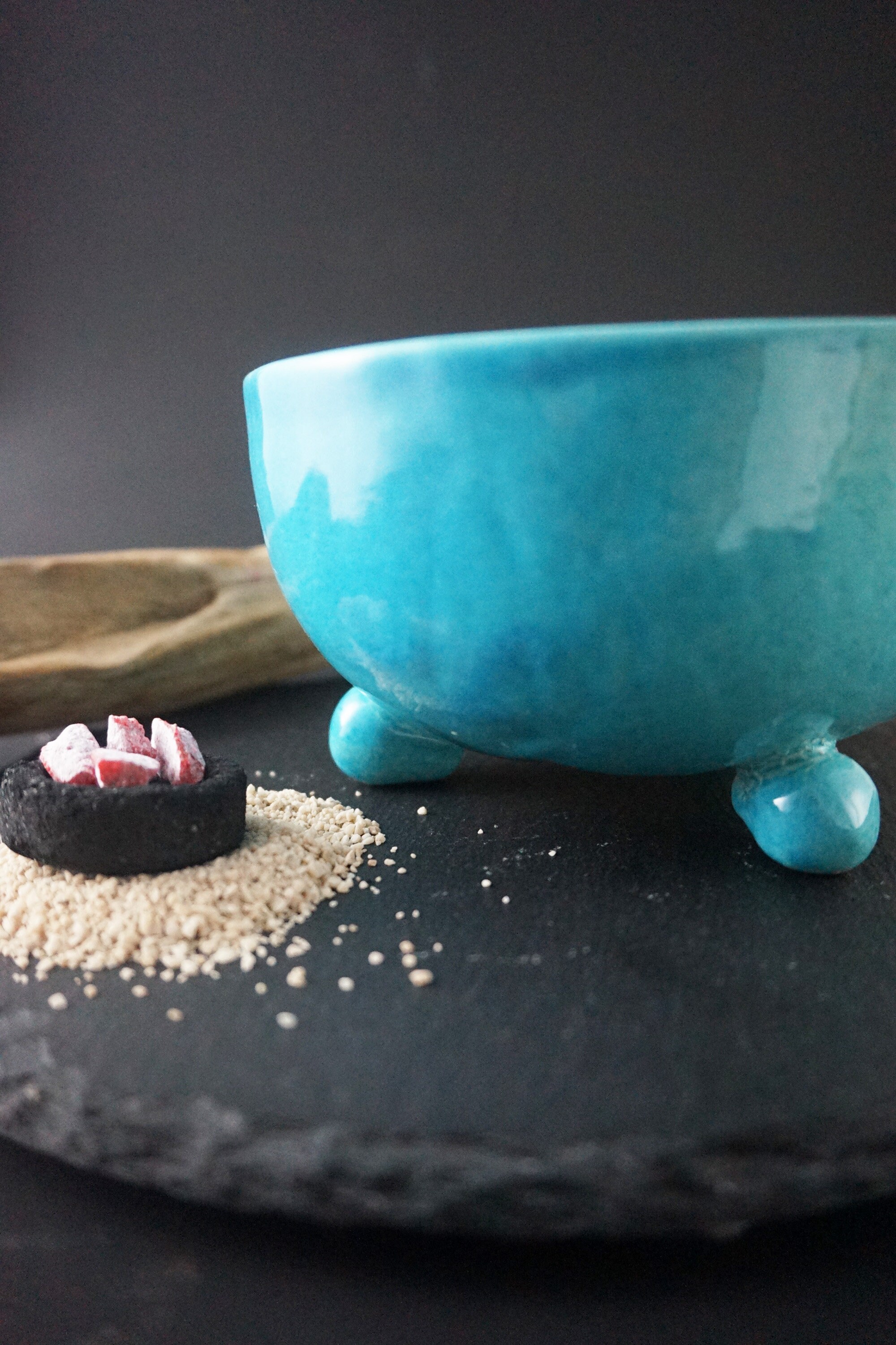 Tripod bowl Ceramic incense burner bowl for burning Etsy