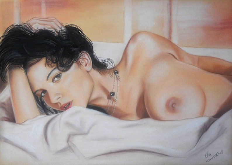 Dibujo desnudo femenino mujeres desnudas mujer sexy arte imagen 0.