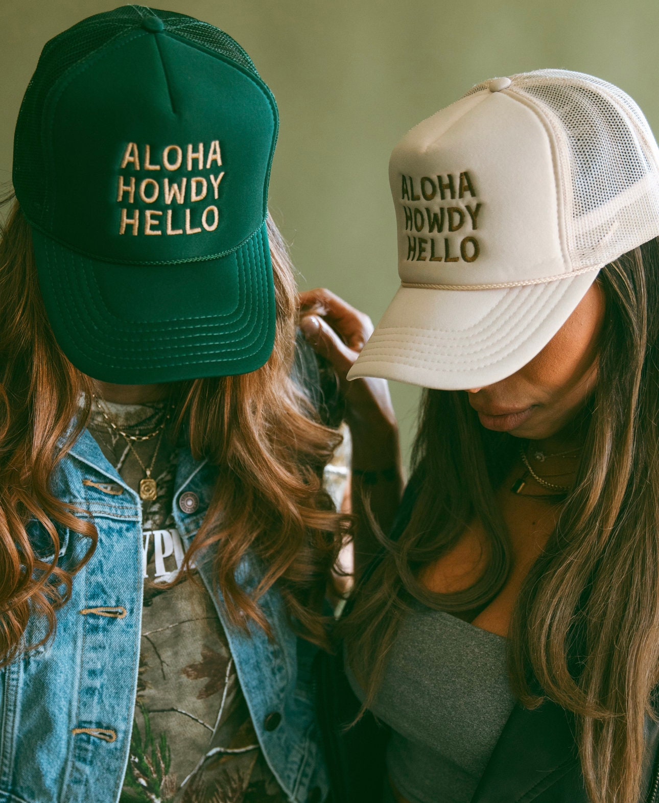 Aloha Howdy Hello Trucker Hat - Etsy