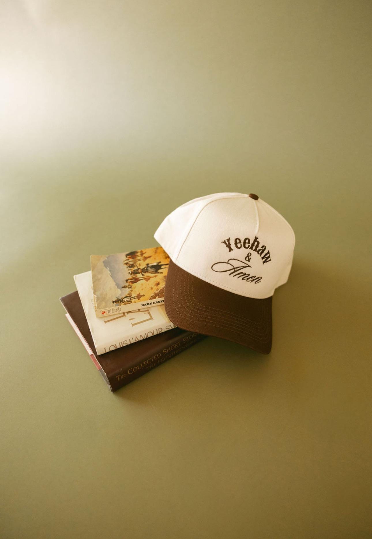 Cream Brown Hat - Etsy