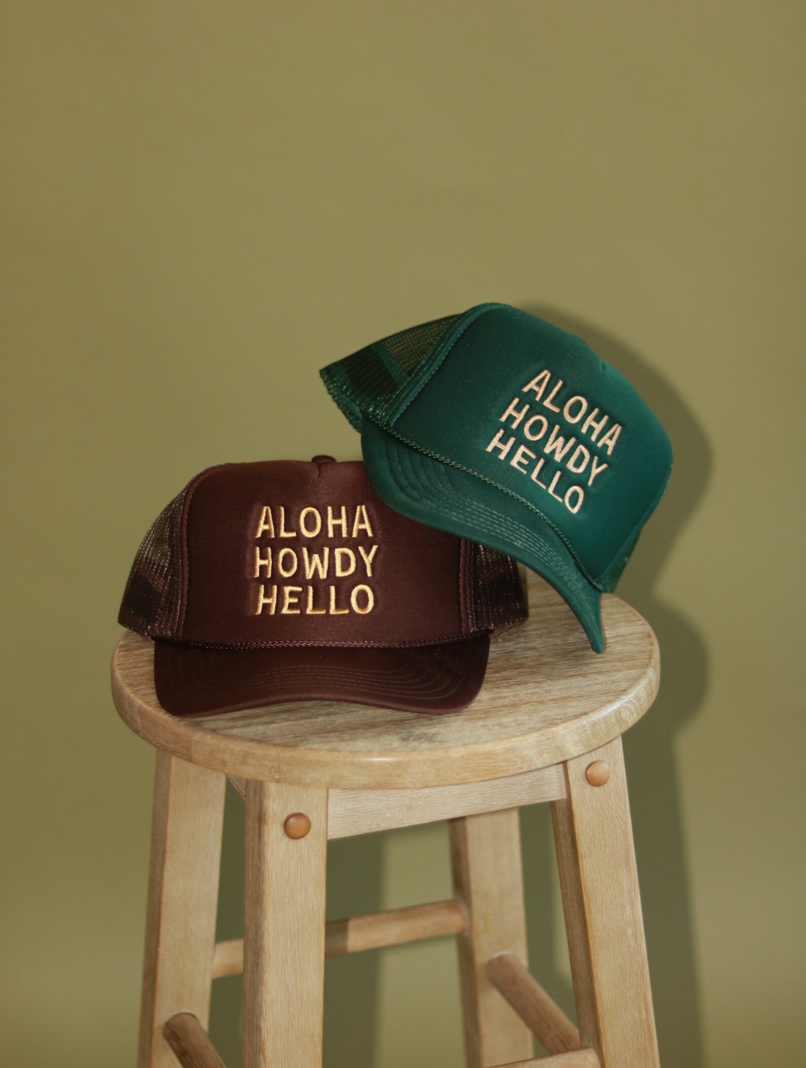 Aloha Howdy Hello Trucker Hat - Etsy