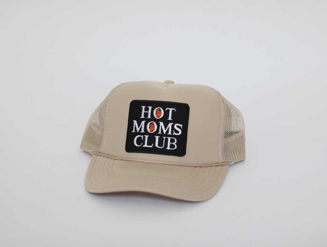 Hot Moms Club Trucker Baseball Cap, Green