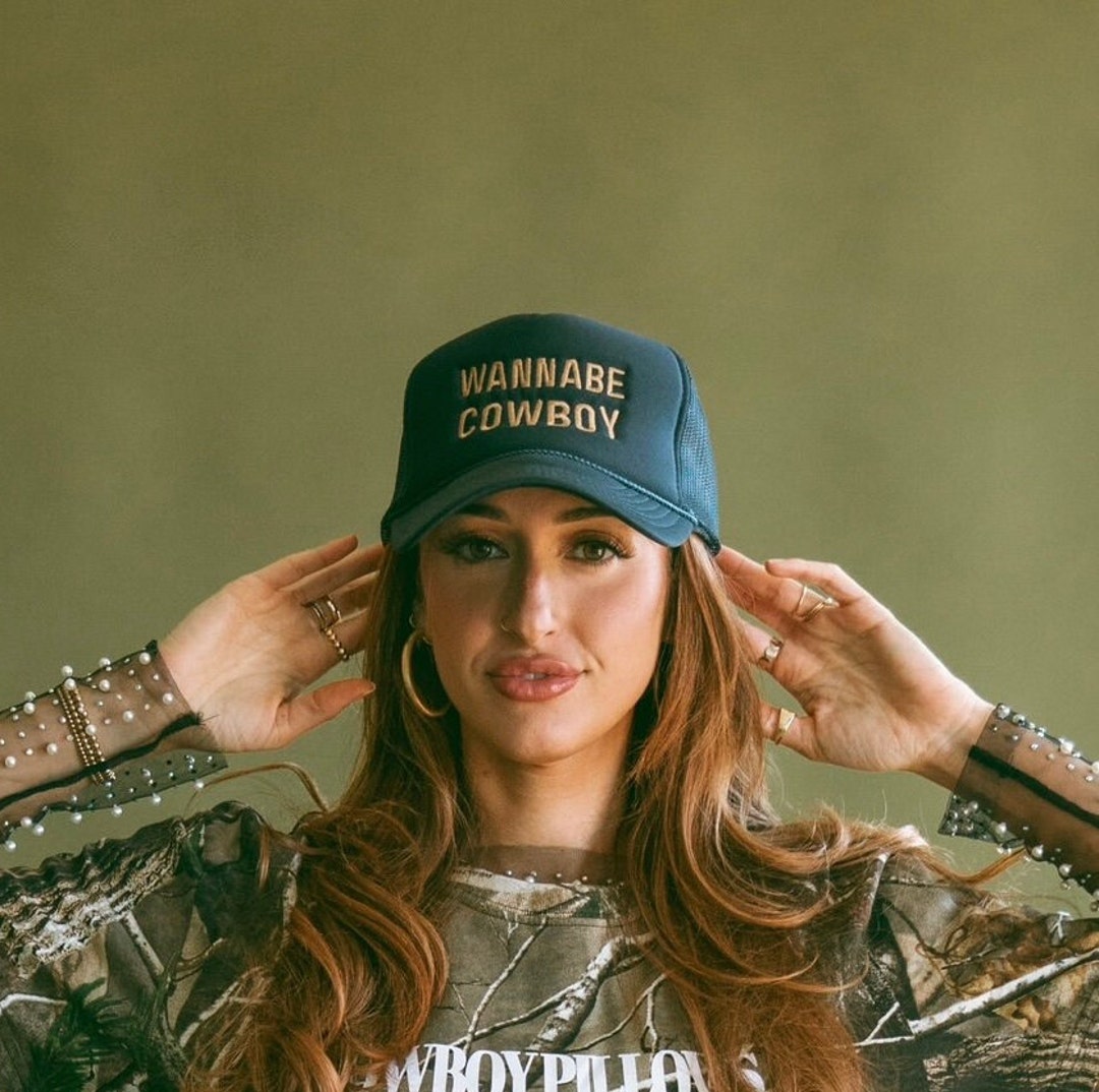 WANNABE COWBOY Trucker Hat - Etsy, image size:1080x1074