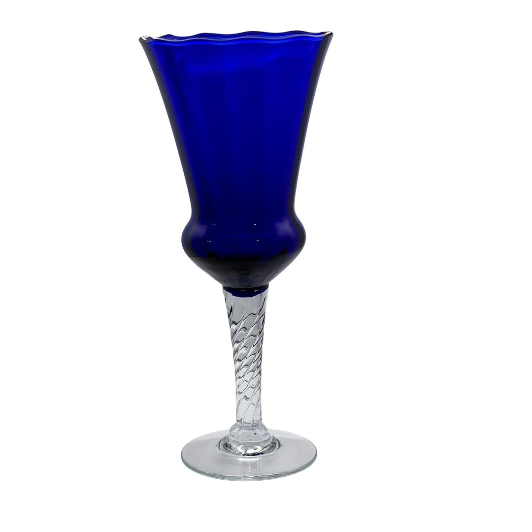 Taquilla De Fútbol Naples Italy Cobalt Blue Frosted Shot Glass - 2.25 Inch Tall Souvenir Glass Pisa Shot Glass