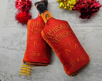 Refillable Cat Toy - Whiskers Whisky Kitty Kicker Bottle - Refillable