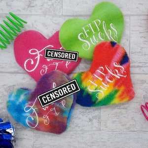 Refillable Catnip Cat Toy: Fleece Heart - FIP Support