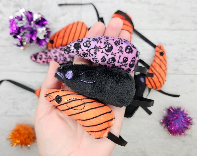 Featured listing image: 2023 Halloween Minky Meeses: Organic Catnip-Filled Play Delights