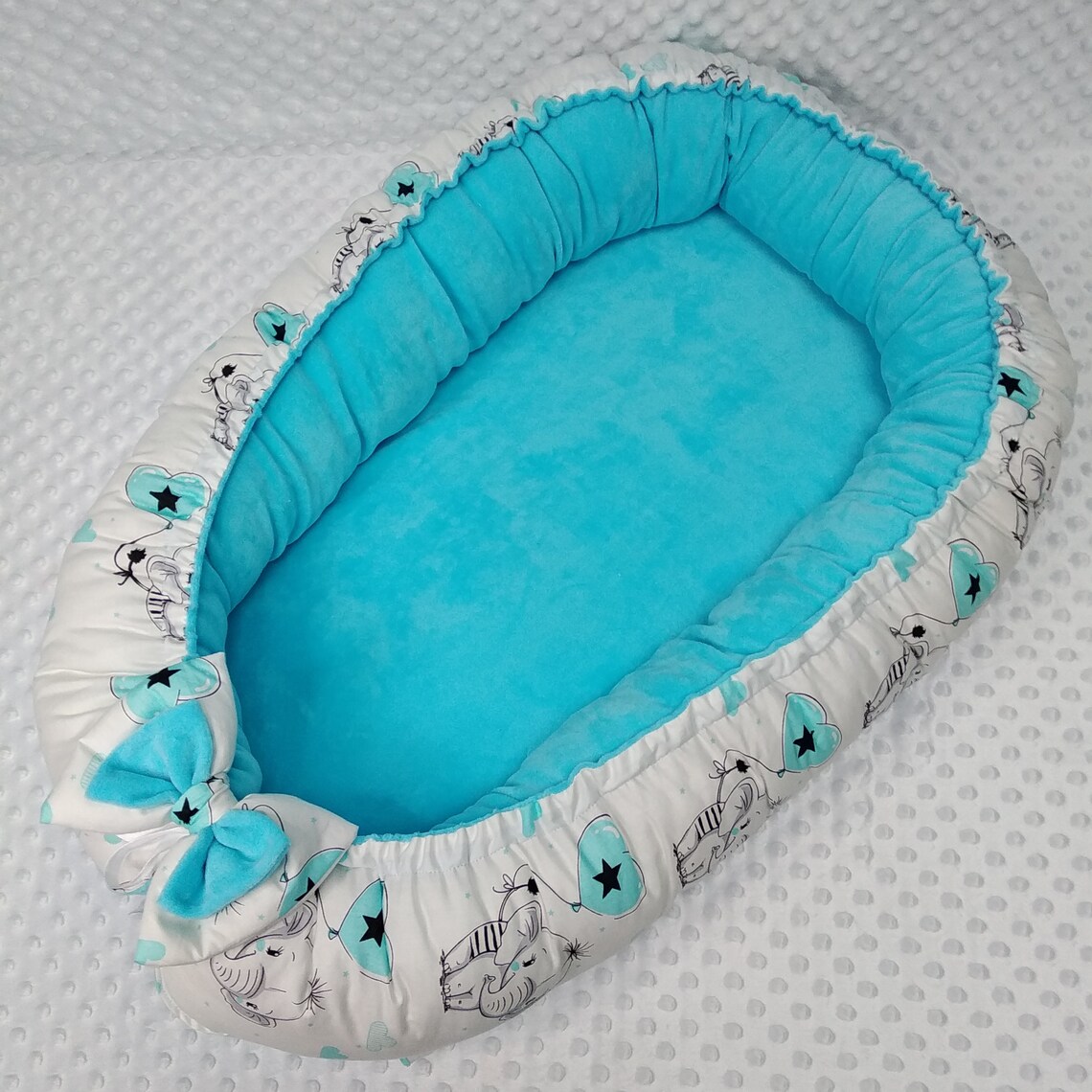 Baby Nest Bed Babynest Newborn Co sleeper Snuggle Nest Etsy