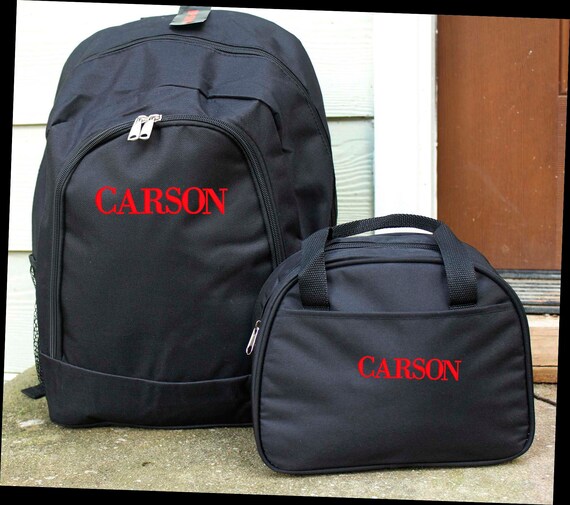 black backpack for kids