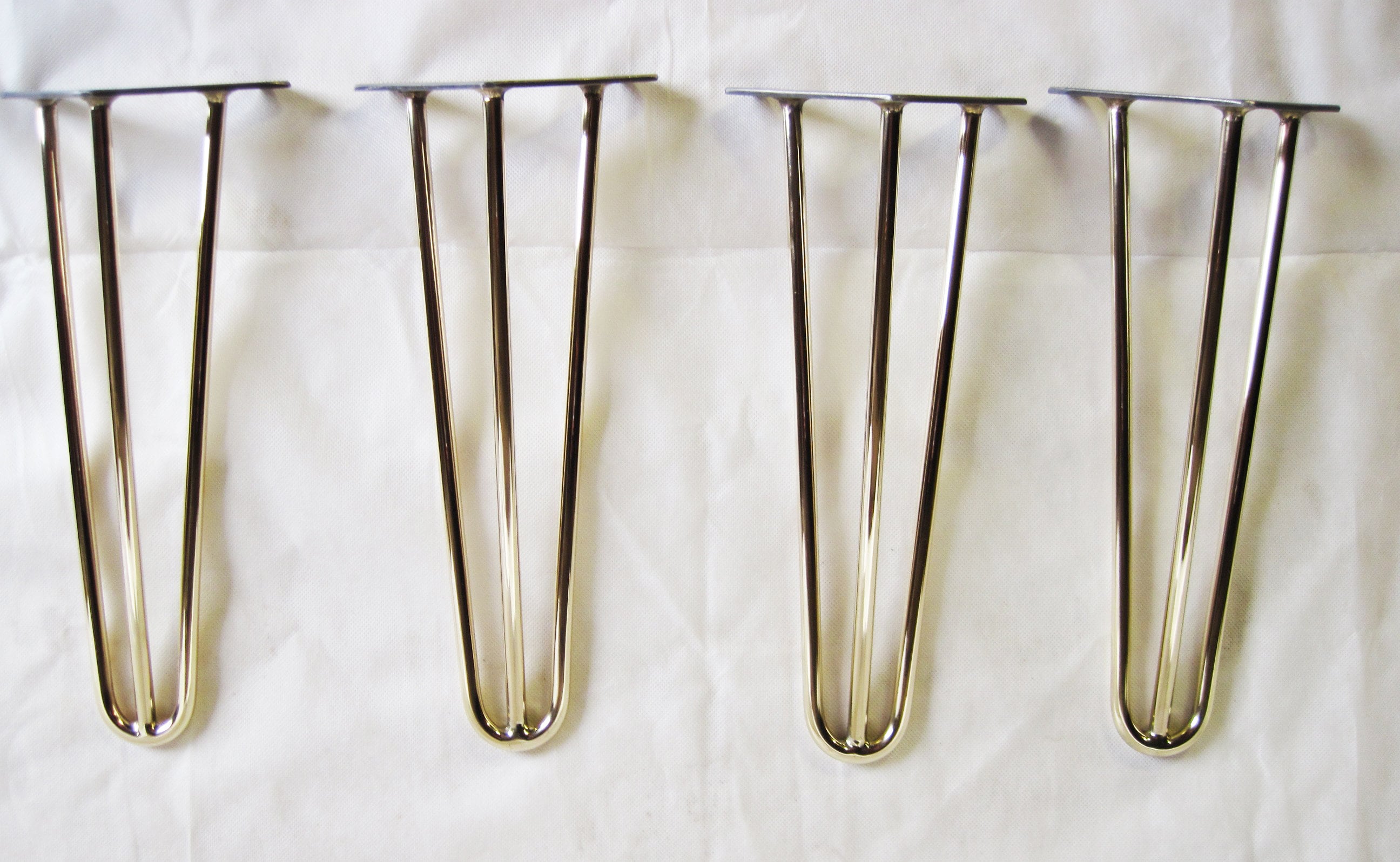 Heavy Duty Brass Hairpin Legs. Brass Table Legs. Brass Coffee Etsy Canada