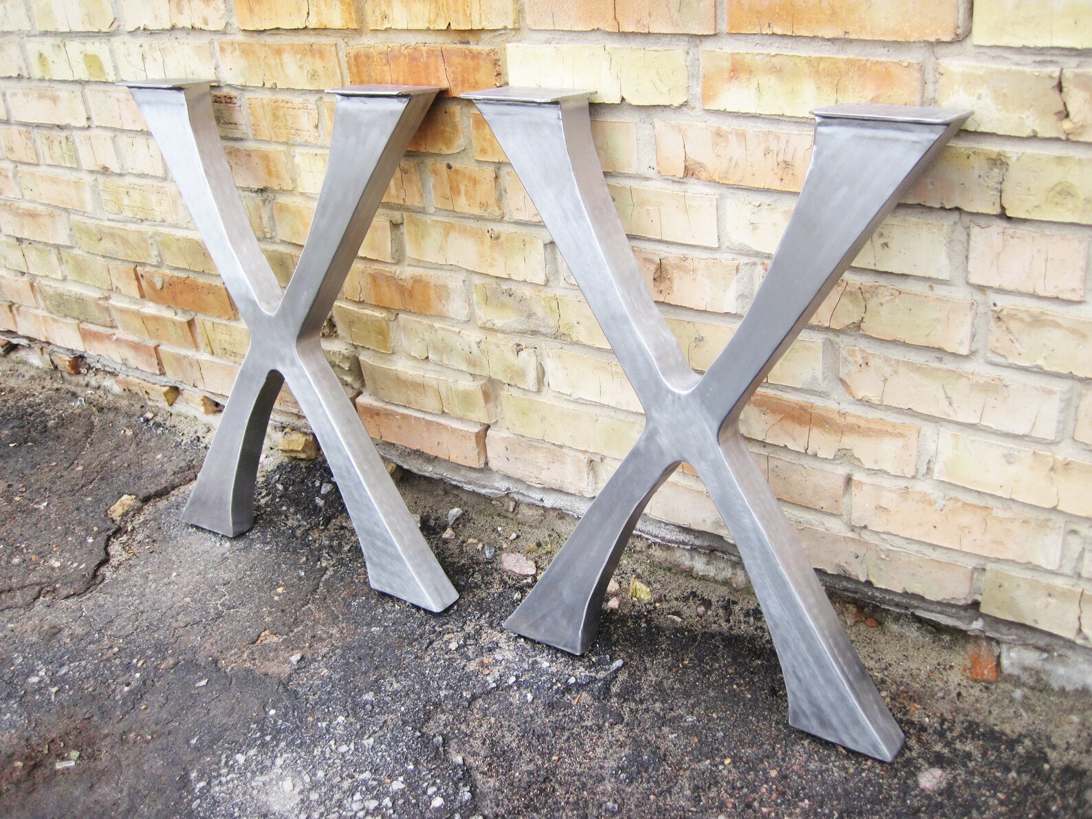 X Table Legs. Metal Table Legs. X Legs. Steel Legs. Metal Desk Etsy